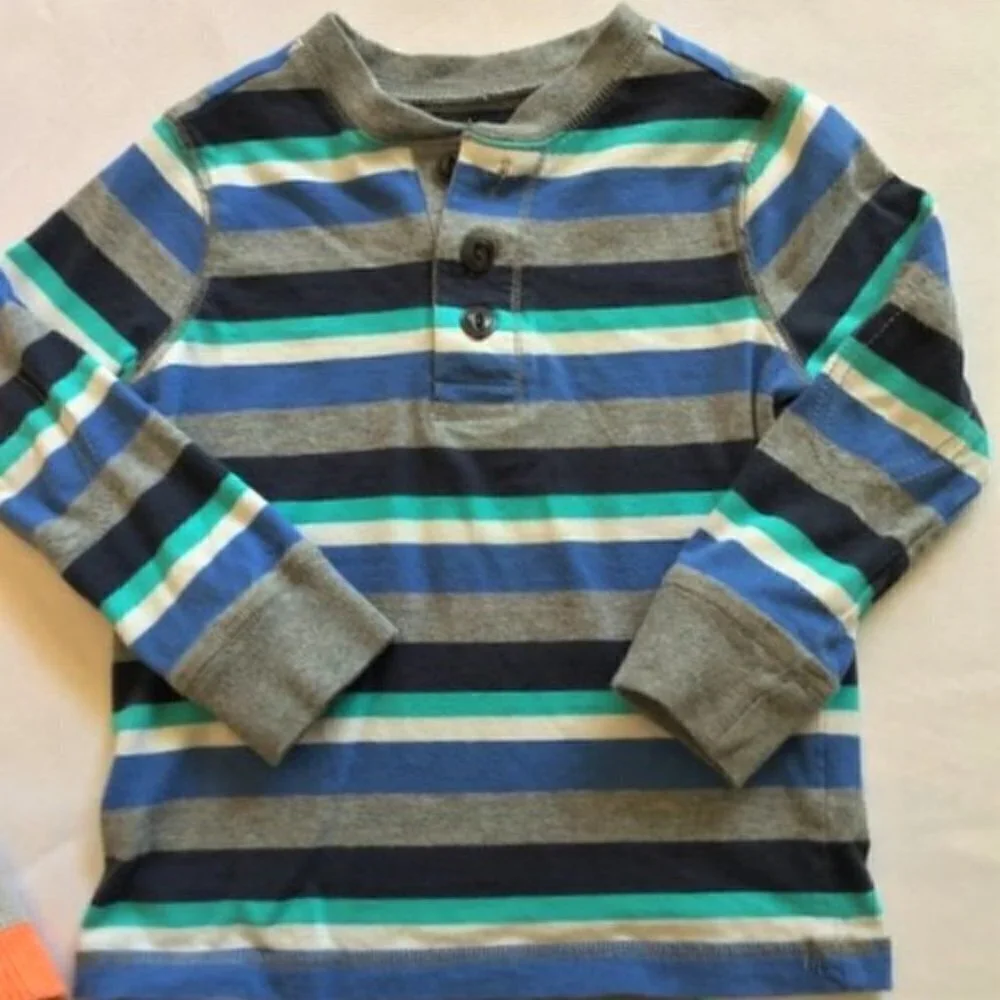 OSHKOSH B'GOSH LONG SLEEVE STRIPED SHIRT